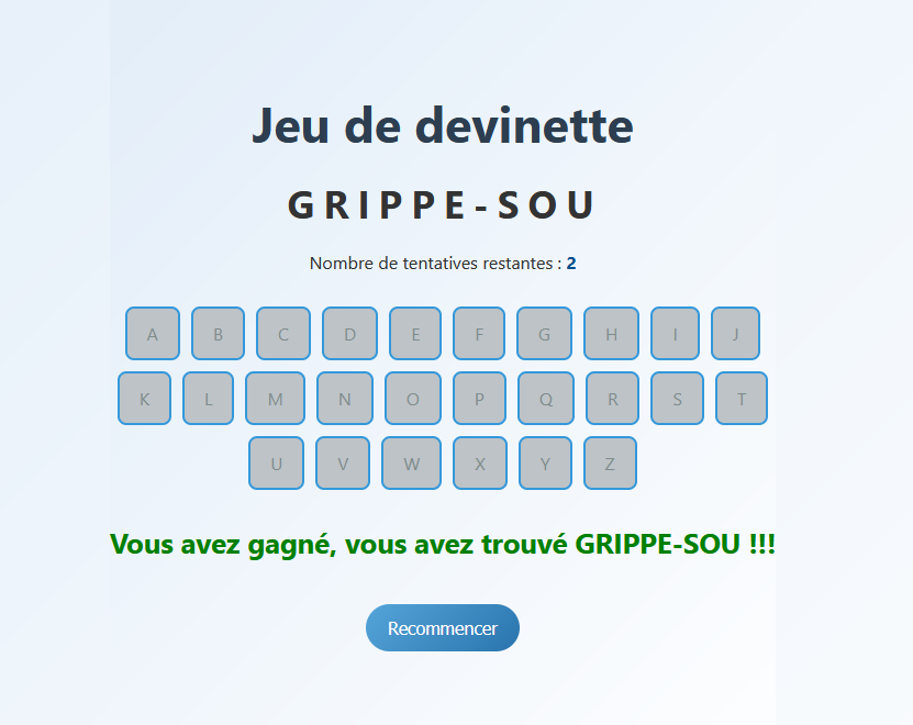 Image du projet devinette